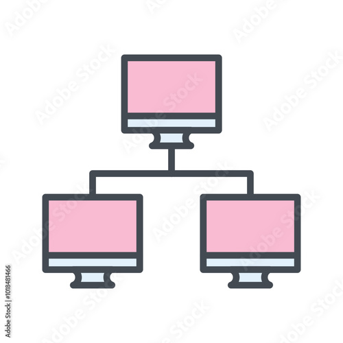 News Network Vector Icon