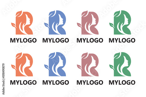 Nature Beauty Care and Anti Aging logo vector design