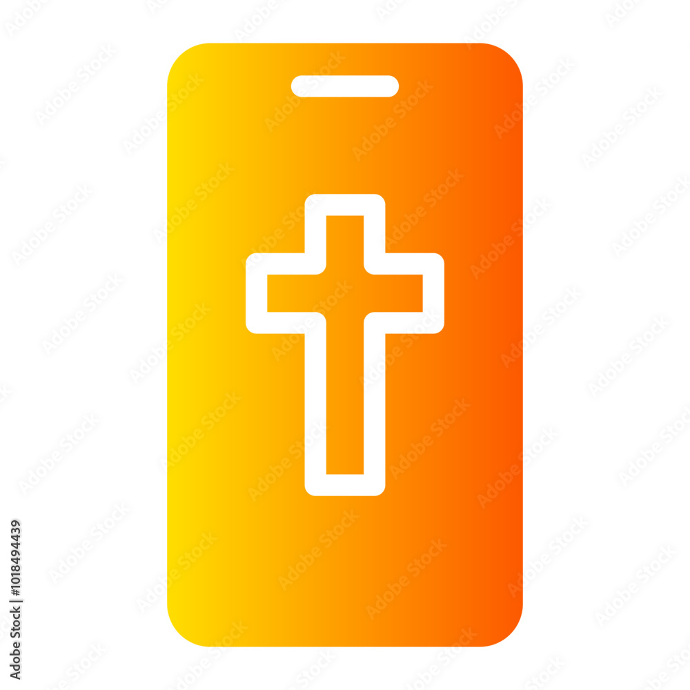 Obraz premium smartphone gradient icon