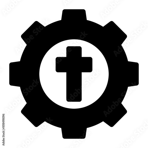 gear glyph icon