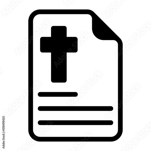 sermon glyph icon