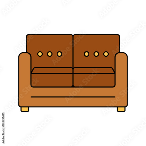 Couch Icon Illustration