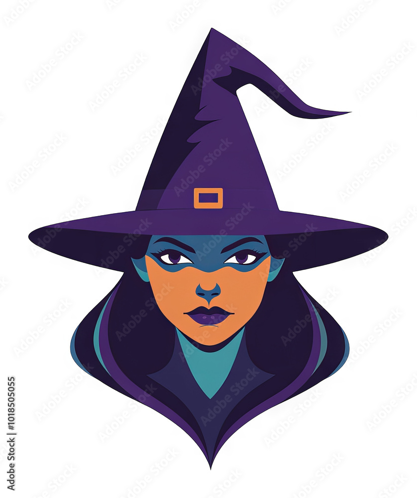 Dark Witch Illustration with Transparent Background - Spooky Design Element for Halloween Dark Witch Illustration with Transparent Background - Spooky Design Element for Halloween
