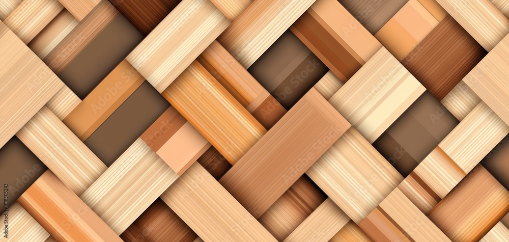 Overlapping squares in muted earth tones, creating a dynamic yet clean seamless pattern with even spacing Overlapping squares in muted earth tones, creating a dynamic yet clean seamless pattern with even spacing