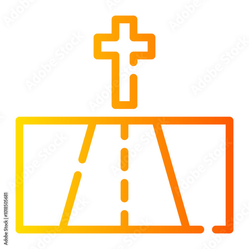 road gradient icon