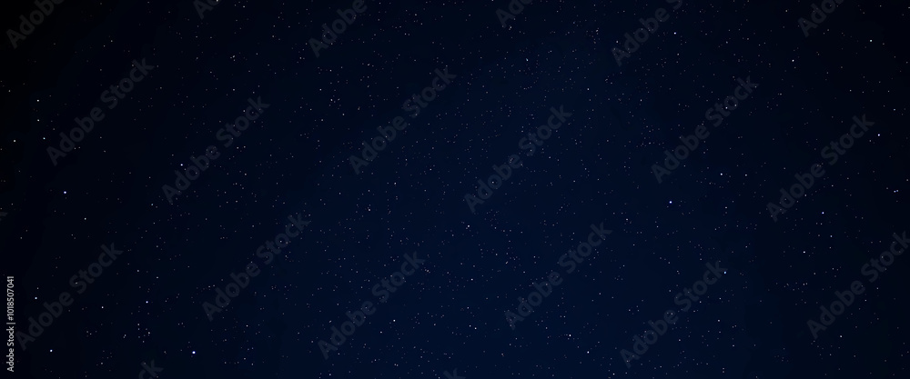 Dark blue sky filled with stars, showcasing a serene night in the vast universe, generative ai Dark blue sky filled with stars, showcasing a serene night in the vast universe, generative ai