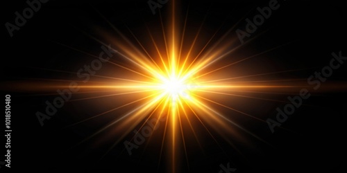 Natural sun flare on a black background, sun, flare, light, natural, abstract, bright, glow, background, dark