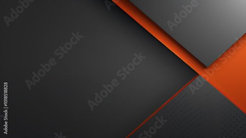 Abstract geometric background with orange and gray shapes