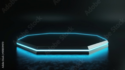 Glowing Octagon Platform