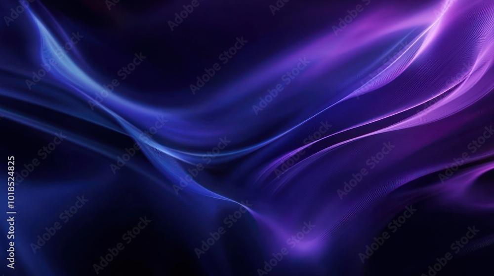 Obraz premium Abstract Purple and Blue Swirls