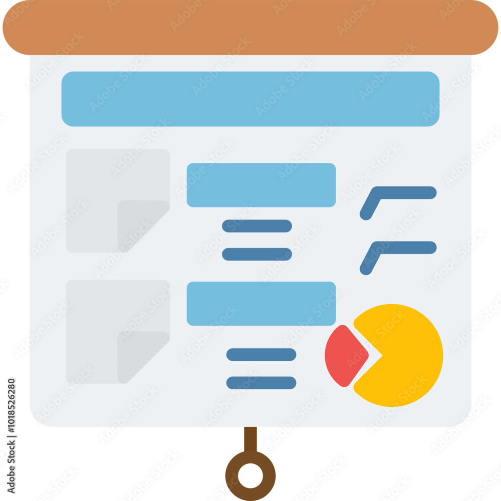 Obraz premium Presentation icon