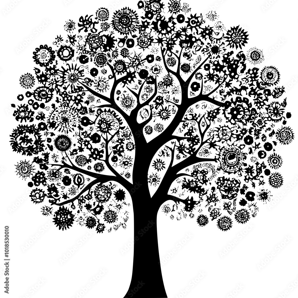 Obraz premium Mandala tree