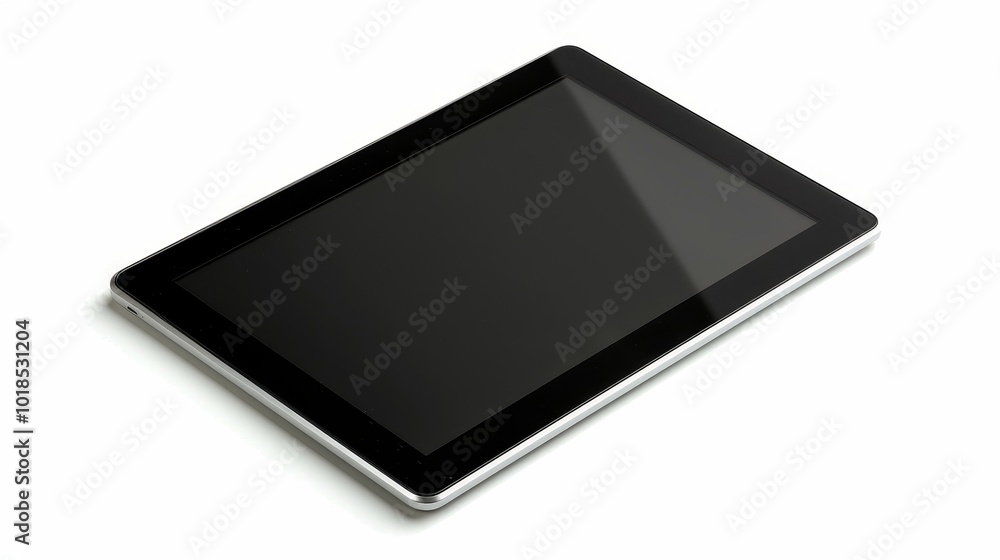 White Background Digital Tablet White Background Digital Tablet