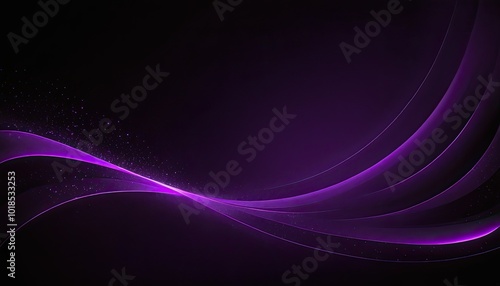 A purple wave on a black background The wave is purple and has a lot of detail The background is dark and the wave is the main focus of the image 