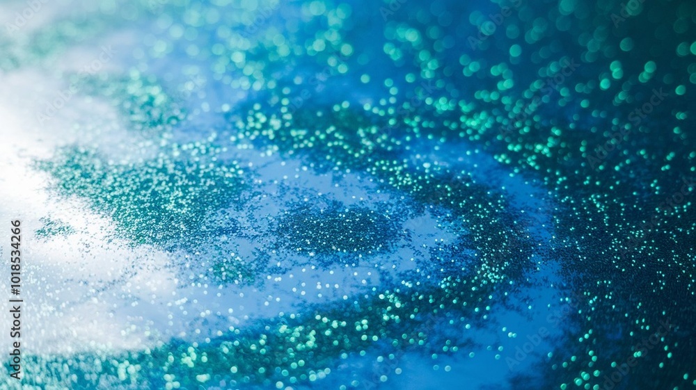 Abstract blue and green glliter background Abstract blue and green glliter background
