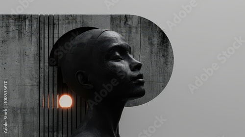 Design a neo brutalism inspired logo for an avant-garde fashion brand