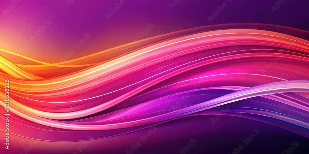 Abstract Swirling Waves in Vibrant Hues of Pink, Purple, and Orange Abstract Swirling Waves in Vibrant Hues of Pink, Purple, and Orange