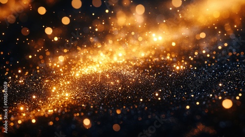 Glittering golden elements, New Year Eve background, festive confetti, subtle sparkle, celebratory vibe.