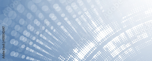 Modern technology unfolding in abstract form