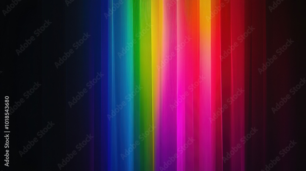 Abstract Rainbow Stripes Abstract Rainbow Stripes