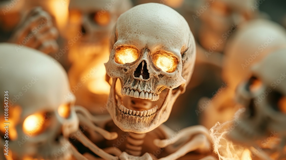 Glowing Skeleton Display Glowing Skeleton Display
