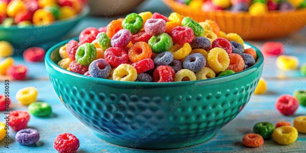 Kickstart your mornings with this charming cereal bowl brimming with vibrant breakfast goodies, creating a delightful and cheerful start to your day. Kickstart your mornings with this charming cereal bowl brimming with vibrant breakfast goodies, creating a delightful and cheerful start to your day.