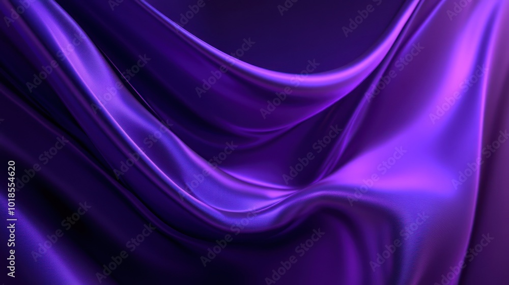 Obraz premium Abstract Purple Fabric Drapery