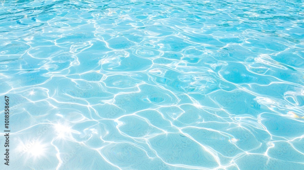 Sparkling Blue Water Surface in Bright Sunlight Sparkling Blue Water Surface in Bright Sunlight