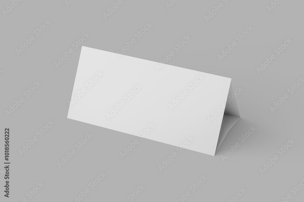 Landscape tent card for mockup Landscape tent card for mockup