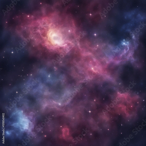 galaxy nebula outer space illustration background