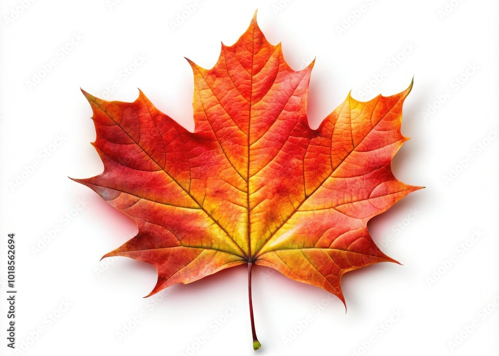 Colorful Canadian maple leaf PNG isolated on white, perfect for nature-inspired and seasonal design projects. A lively addition to your creative toolkit. Colorful Canadian maple leaf PNG isolated on white, perfect for nature-inspired and seasonal design projects. A lively addition to your creative toolkit.