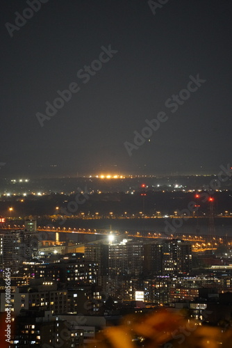 Wallpaper Mural night view of the city Montreal  Torontodigital.ca