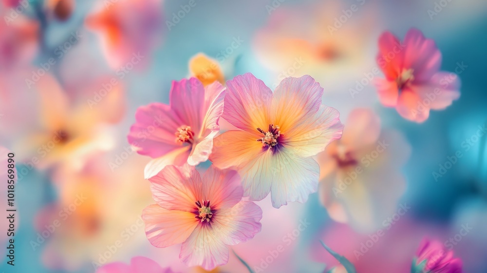 A vibrant array of nature's beauty, where delicate petals whisper tales of life and color.