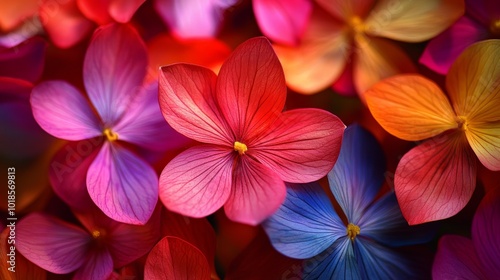 Wallpaper Mural A vibrant array of nature's beauty, where delicate petals whisper tales of life and color. Torontodigital.ca