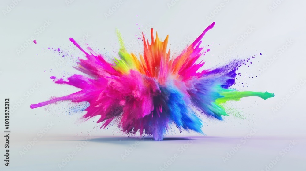 Obraz premium Colorful Explosion