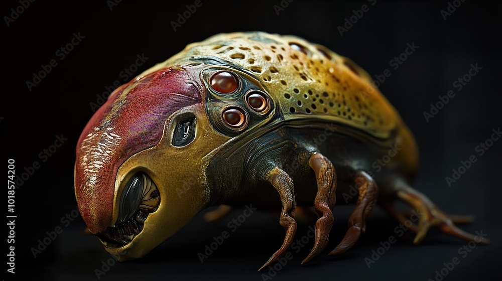 Fototapeta premium Close Up of a Detailed, Realistic Alien Insect