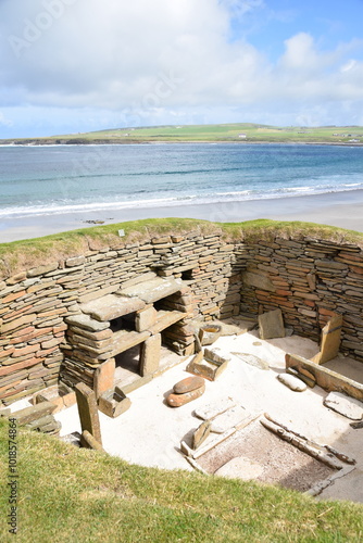 Skara Brae, Orkney, the well-preserved remains of a Neolithic village