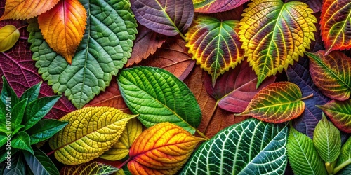 Wallpaper Mural Detailed Leaf Types Chart Featuring Various Shapes, Colors, and Texture for Educational Purposes Torontodigital.ca