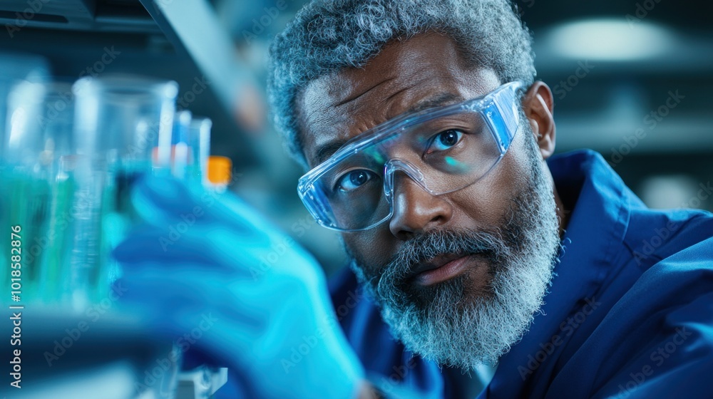 Scientists conducting research in a laboratory, representing the collaborative spirit of ethnic diversity in scientific fields Scientists conducting research in a laboratory, representing the collaborative spirit of ethnic diversity in scientific fields