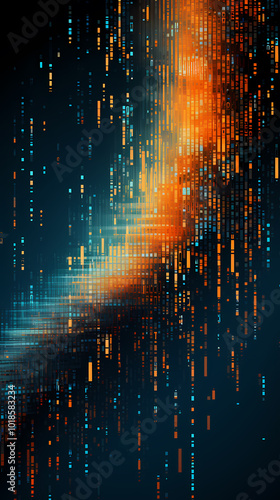 Flowing tech data with futuristic vibes