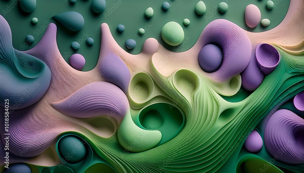 Organic Shapes Background Organic Shapes Background