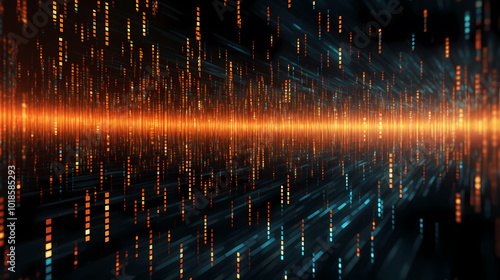 Flowing tech data with futuristic vibes