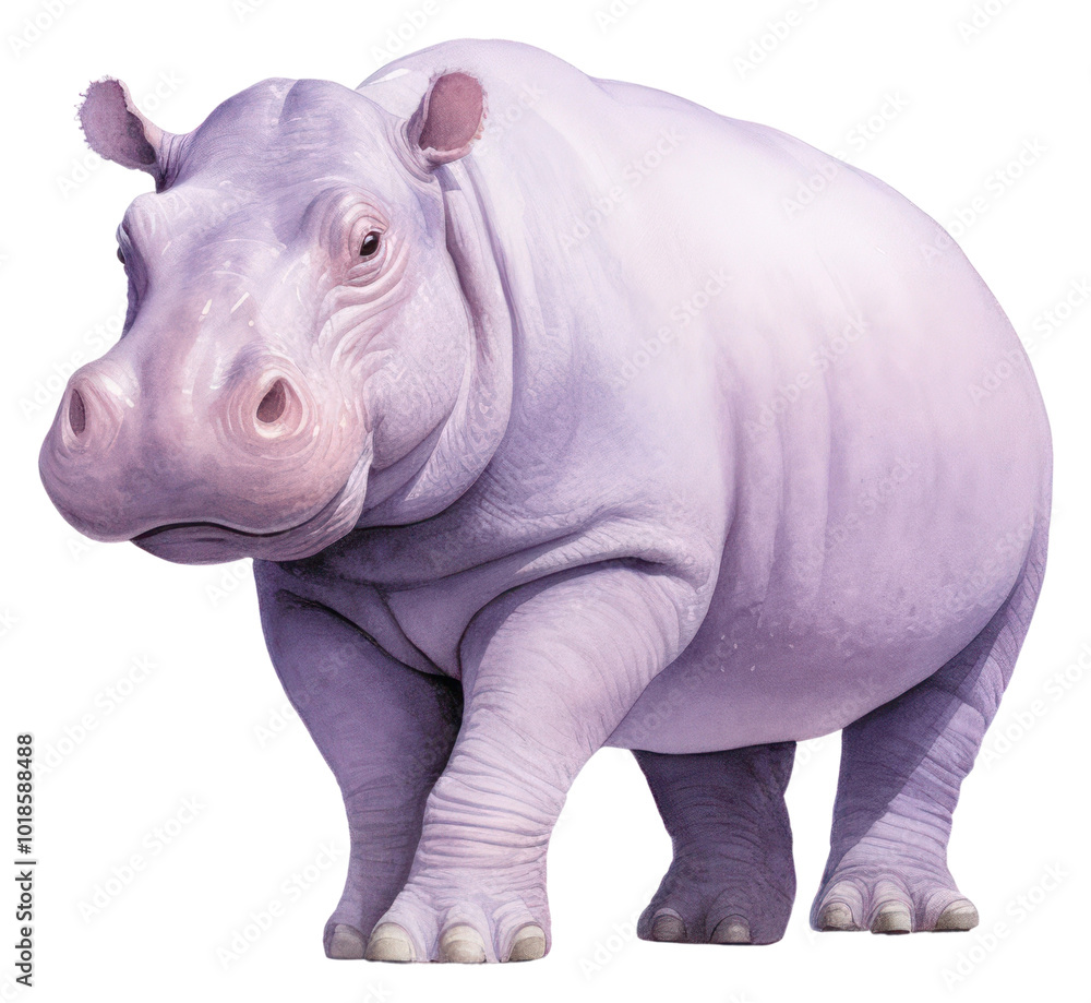 Fototapeta premium PNG Hippo wildlife animal mammal.