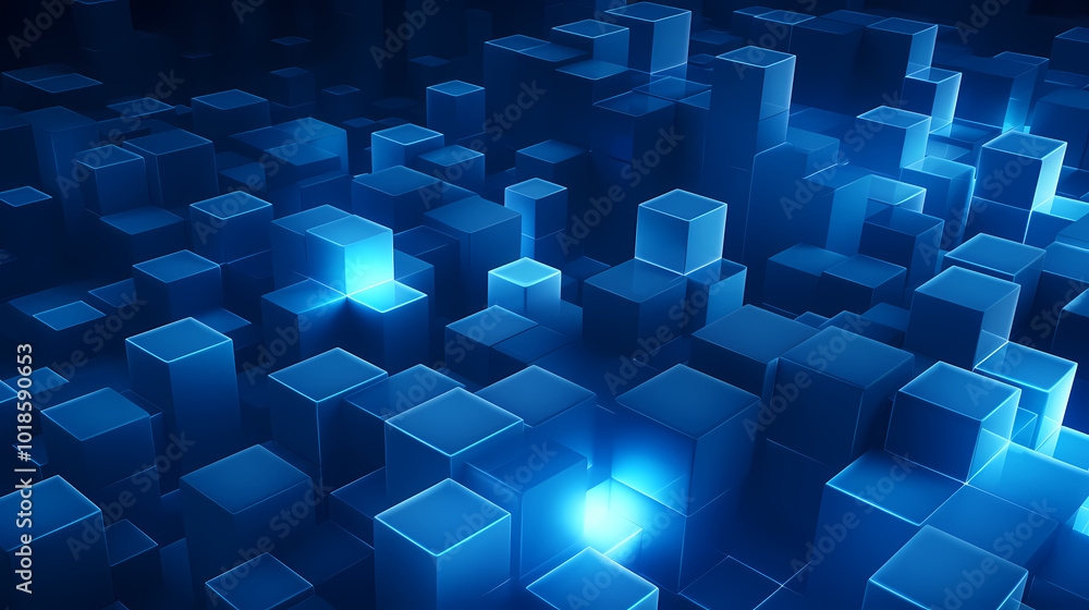 Modern geometric cubes Modern geometric cubes