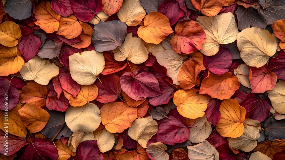 Dried Flowers and Leaves in Warm Colors Dried Flowers and Leaves in Warm Colors