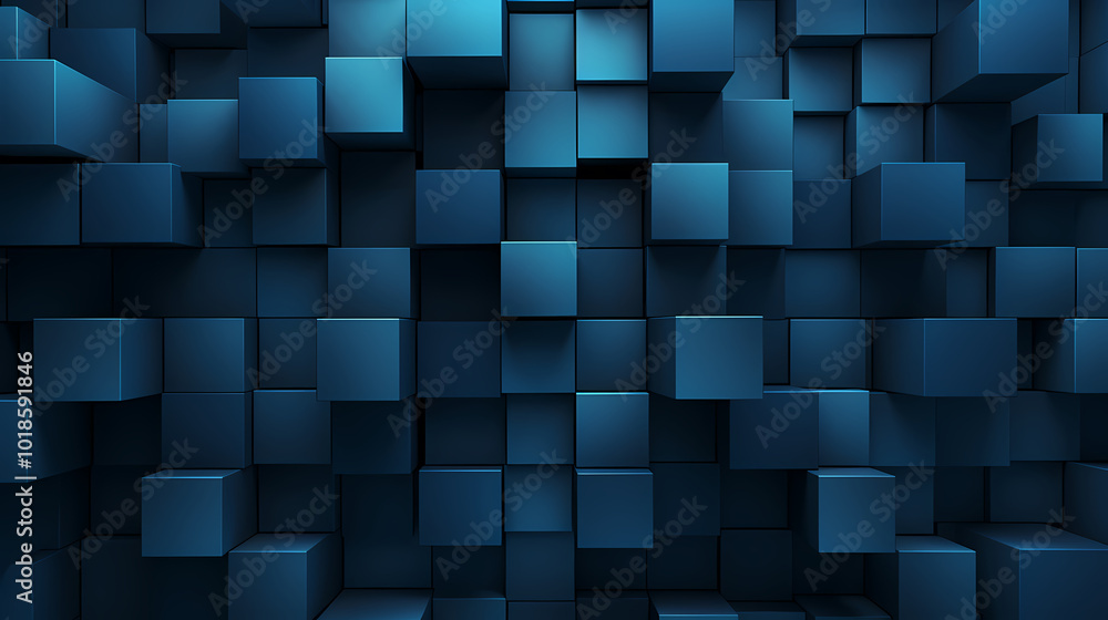 Modern geometric cubes Modern geometric cubes