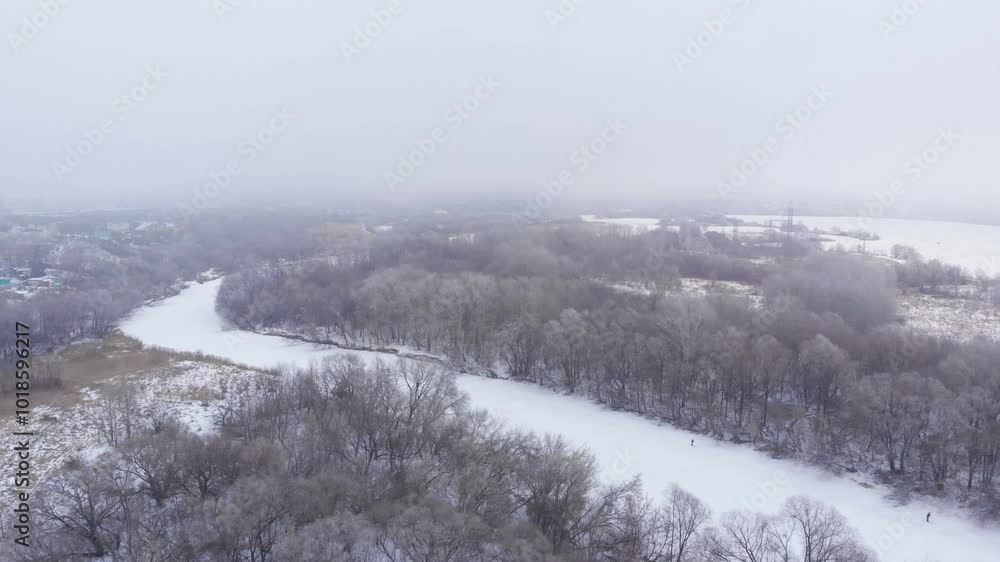 Frozen river Frozen river