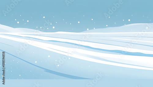 simple snow strip ideal minimalistic winter designs