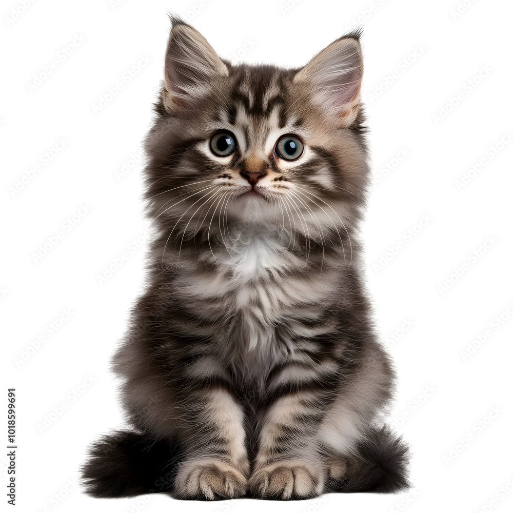 fluffy kitten, transparent background fluffy kitten, transparent background