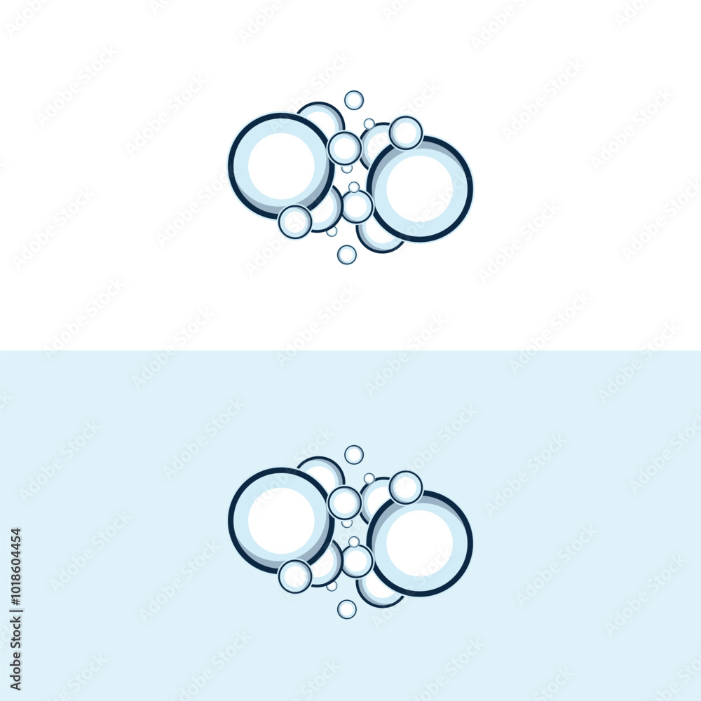 bubble logo icon vector template bubble logo icon vector template
